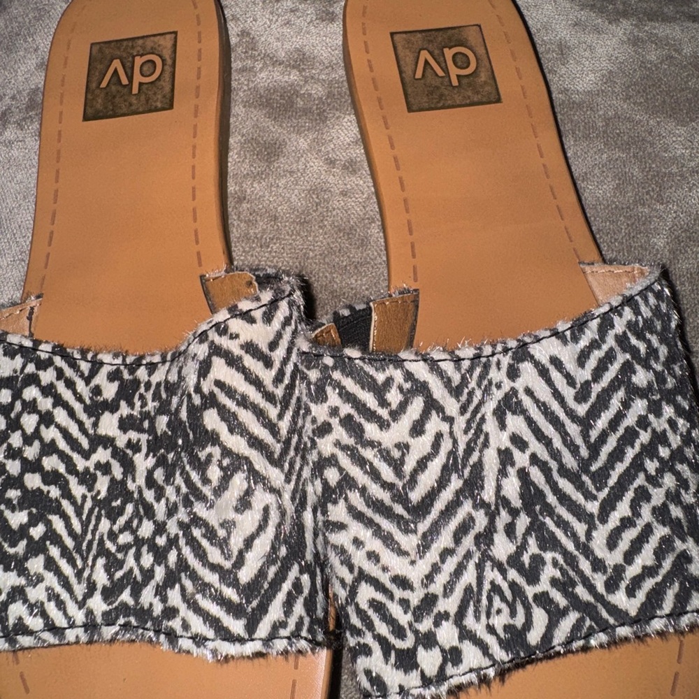 DV Zebra Print Sandals